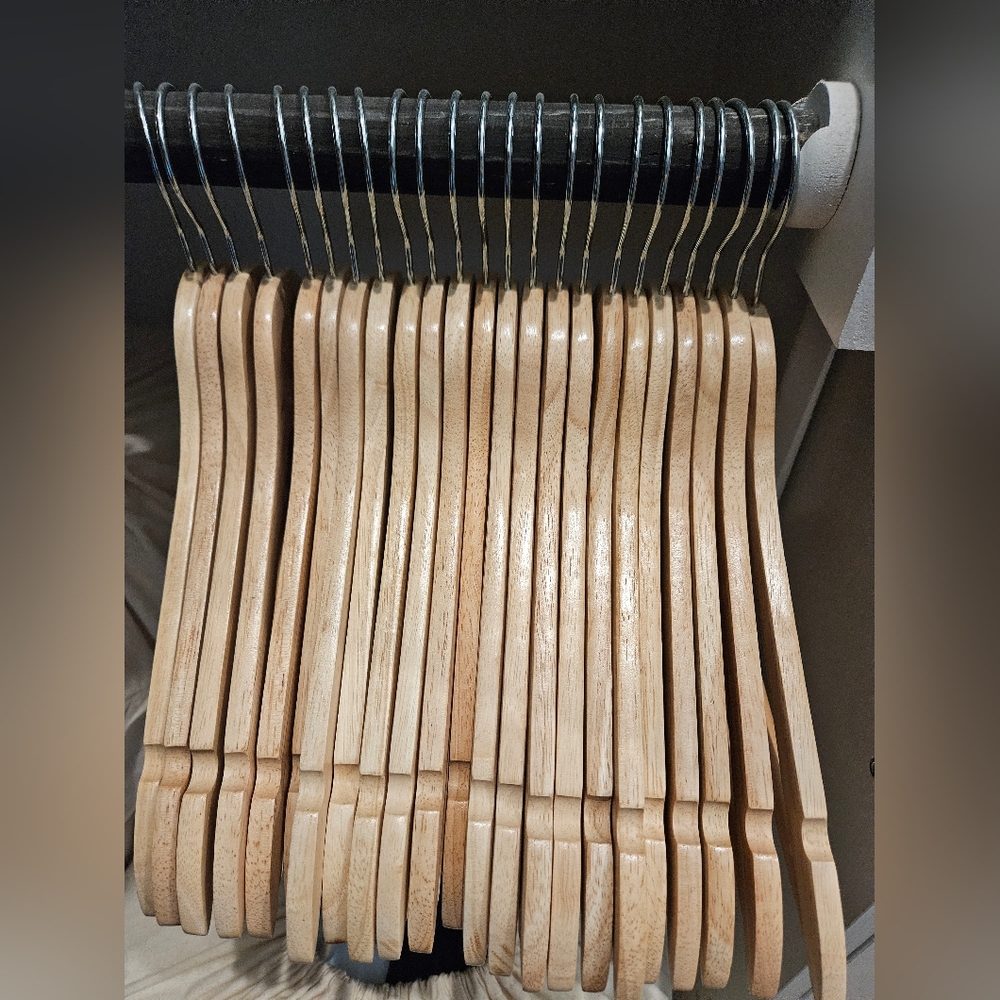 Wooden Coat Hangers (50)